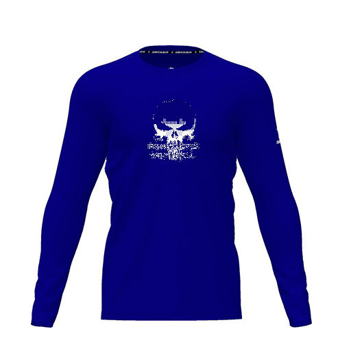[FTLCDFRY-YXS-LOGO1] Dri Fit Performance T-Shirt (Youth XS, Royal, Logo 1, Long Sleeve)