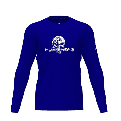 [FTLCDFRY-YXS-LOGO3] Dri Fit Performance T-Shirt (Youth XS, Royal, Logo 3, Long Sleeve)