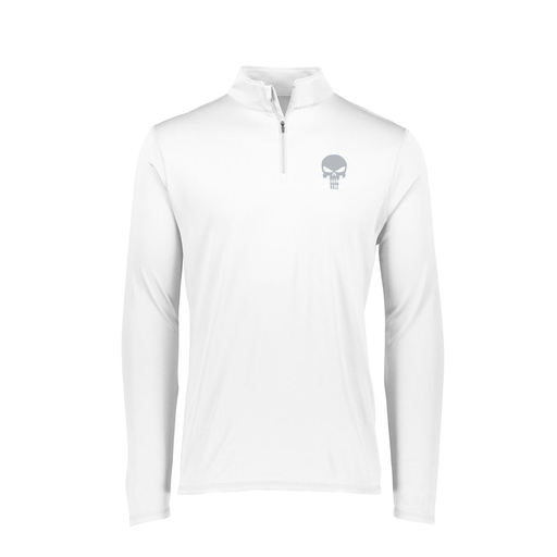 [FTLQFLWH-FAXS-LOGO1] Decker Women's Flex-Lite 1/4 Zip Shirt (Female Adult XS, White, Logo 1)