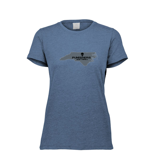 [FTSCUBNV-FAXS-LOGO2] Decker Women's Tri-Blend T-Shirt - Short Sleeve (Female Adult XS, Navy, Logo 2)