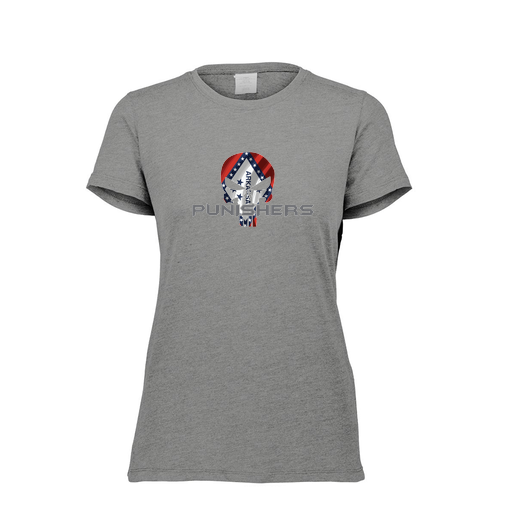 [FTSCUBGY-FAXS-LOGO3] Decker Women's Tri-Blend T-Shirt - Short Sleeve (Female Adult XS, Gray, Logo 3)