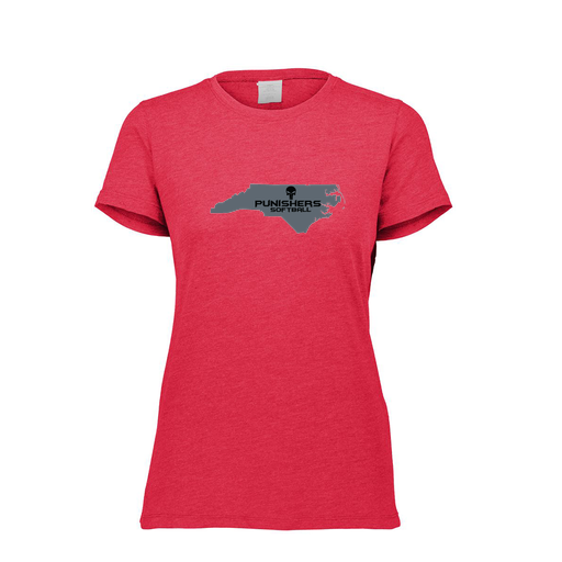 [FTSCUBRD-FAXS-LOGO2] Decker Women's Tri-Blend T-Shirt - Short Sleeve (Female Adult XS, Red, Logo 2)