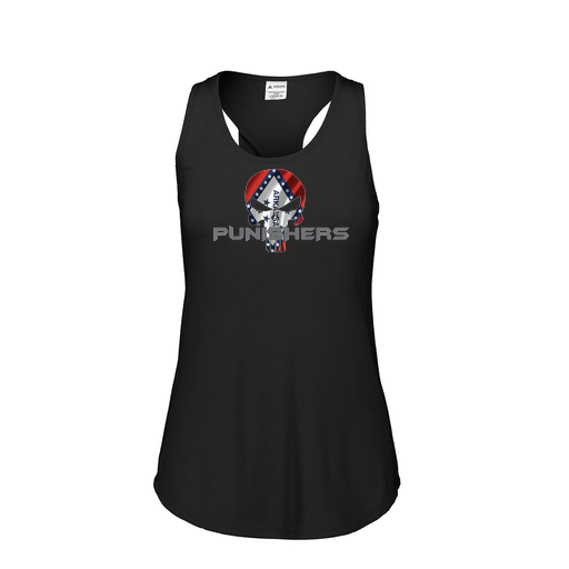 [3078.K94.S-LOGO3] Ladies Tri Blend Tank Top (Female Adult S, Black, Logo 3)