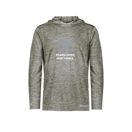 [FOLHCGGY-AS-LOGO1] Decker Men's Charge Hoodie (Adult S, Gray, Logo 1)