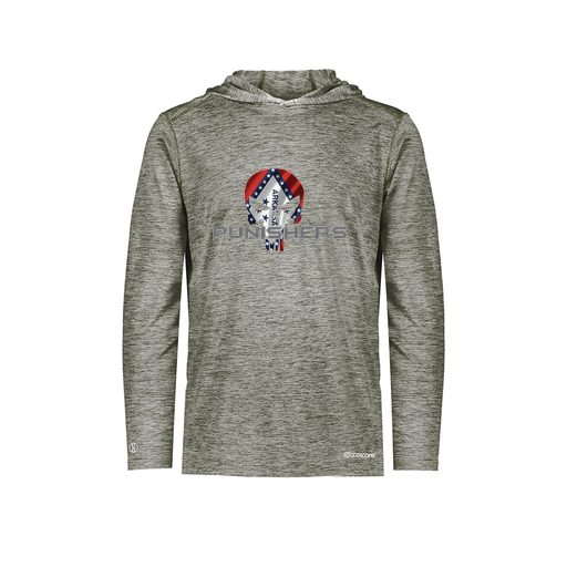 [FOLHCGGY-AS-LOGO3] Decker Men's Charge Hoodie (Adult S, Gray, Logo 3)