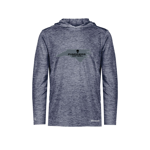 [FOLHCGNV-YS-LOGO2] Decker Youth Charge Hoodie (Youth S, Navy, Logo 2)