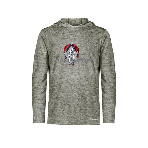 [FOLHCGGY-YS-LOGO3] Decker Youth Charge Hoodie (Youth S, Gray, Logo 3)