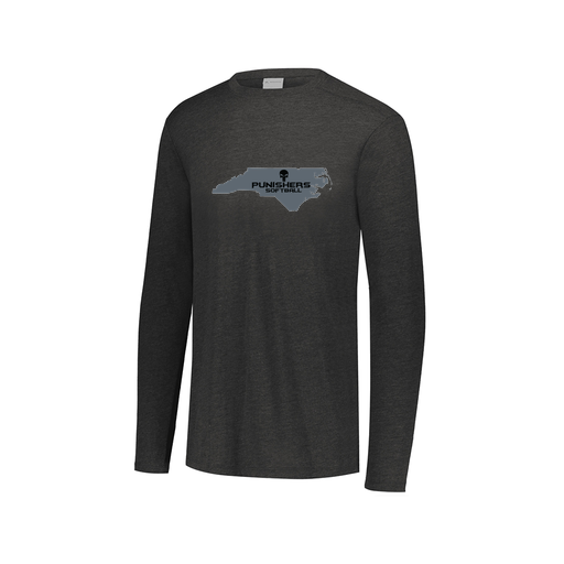 [FTLCUBBK-AXS-LOGO2] Decker Men's Tri-Blend T-Shirt - Long Sleeve (Adult XS, Black, Logo 2)