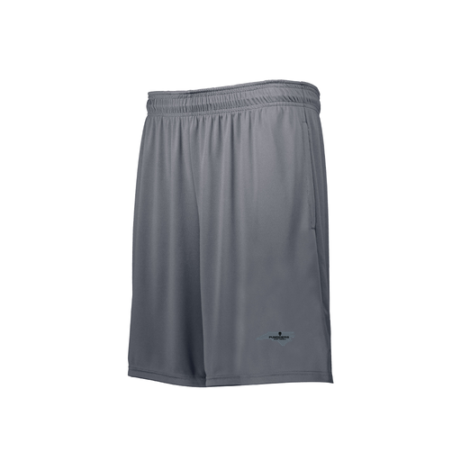 [229511.059.XS-LOGO2] Men's Swift Short (Adult XS, Gray, Logo 2)