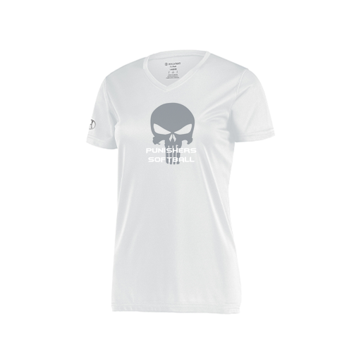[222820.005.S-LOGO1] Ladies Movement Dri Fit Shirt (Female Adult S, White, Logo 1)