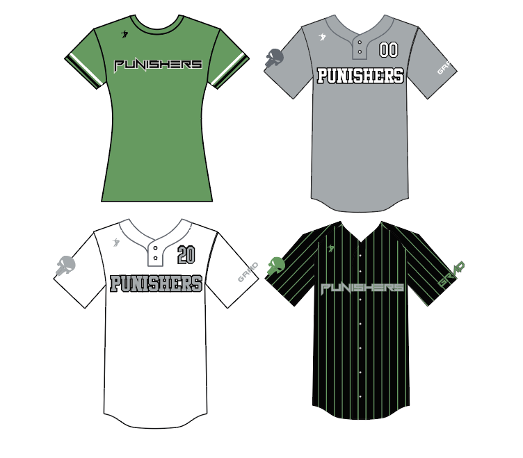 Punishers Softball - Uniform Package